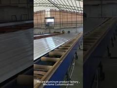 장미빛 금색과 알루미늄 제품 두께 20MM의 검은 동시대 알루미늄 울타리