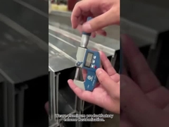 중단된 200 밀리미터 두께 알루미늄 벽판지 건축학 금속 실링 타일