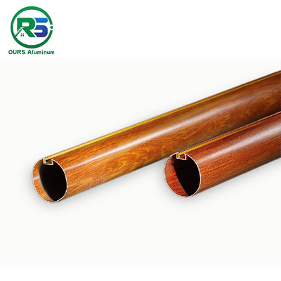 Aluminum Circular Round Tube Suspended Metal Ceiling For Airport MRT Station 10MM Thickness