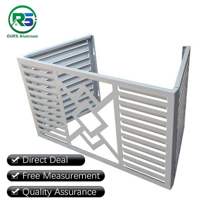 Outdoor Aluminum Metal Air Conditioner Cover Protect Cover / Ac Metal Cover