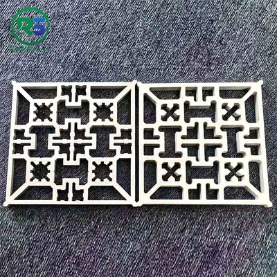 Square Tube Aluminium Decorative Screens Chinese Style PVDF Coating